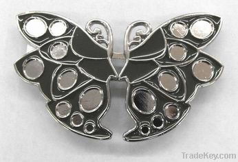 two-joint butterfly lady's fashion belt buckle