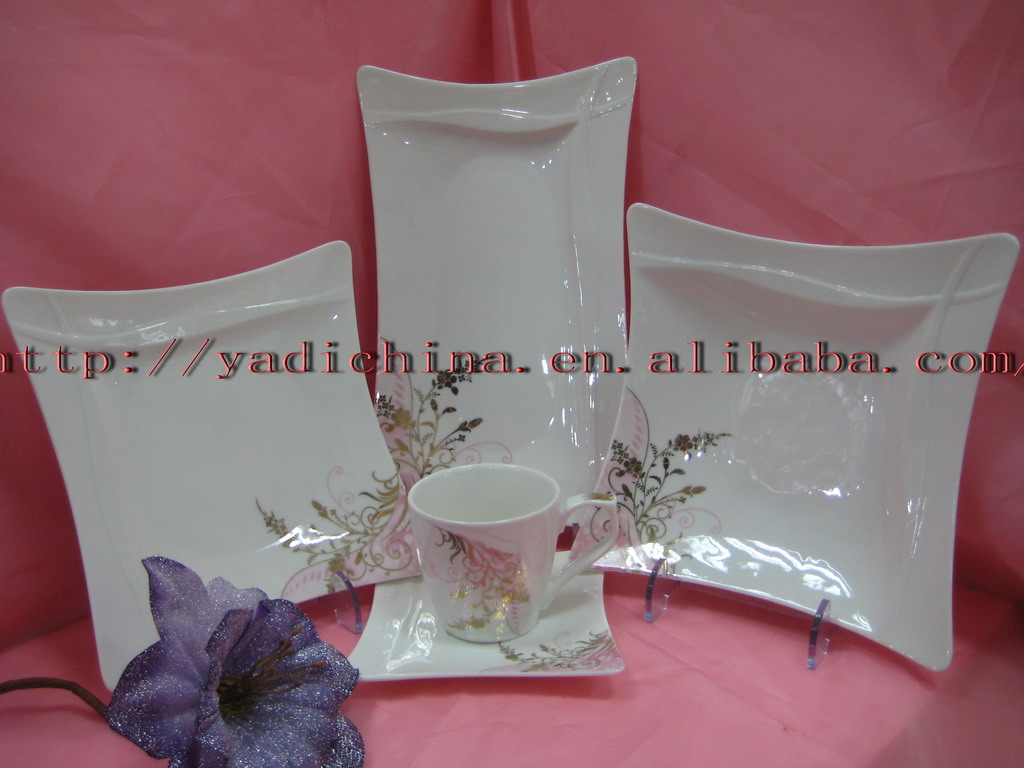 high porcelain dinnerware