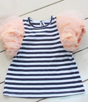 Orange Marshmallow Blouse - Korean Kids Clothing