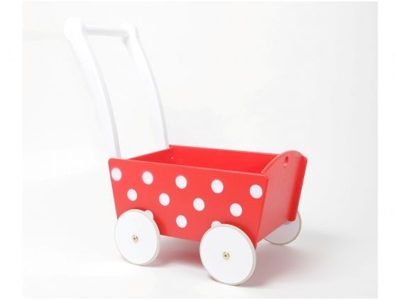 Wooden Stroller Polka Dots