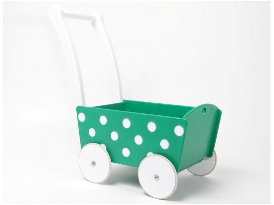 Wooden Stroller Polka Dots