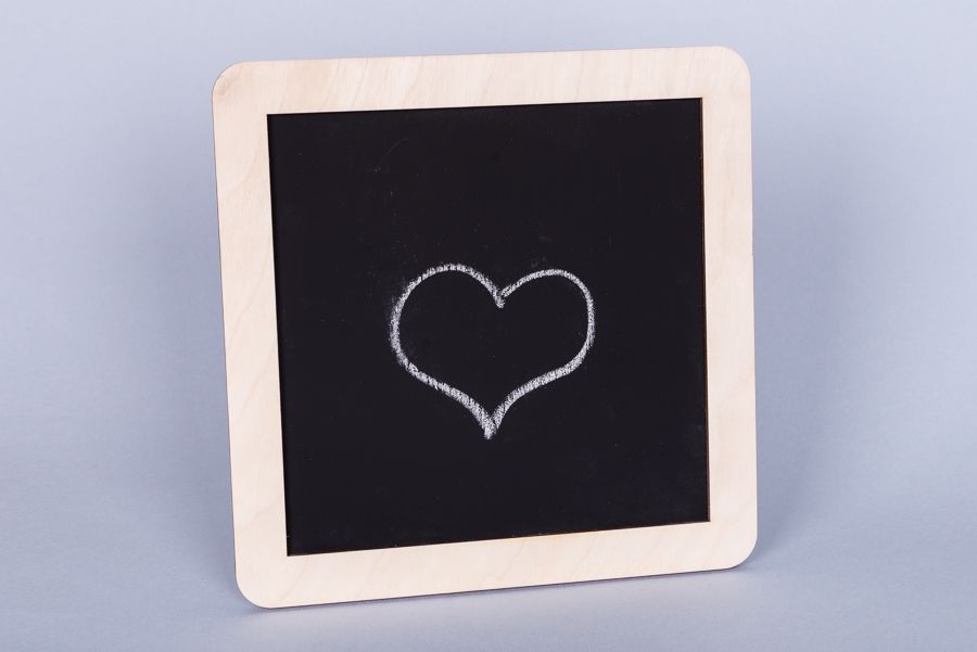 Wooden magnetic chalck board