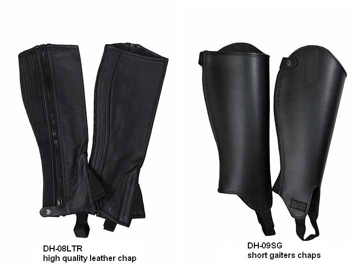 Leather half chaps