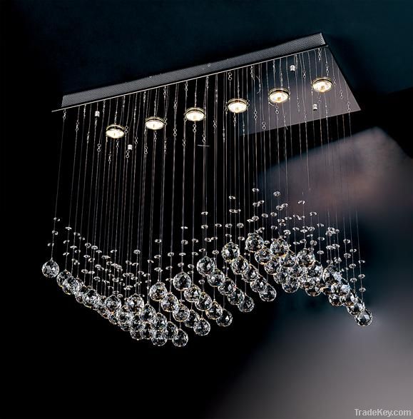 2013 hot sales L750*w300*H650mm modern crystal chandelier