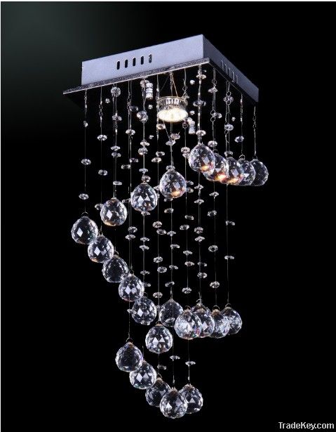 top sales DIA200*H500mm modern crystal ceiling light
