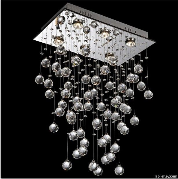 2013  hot sales  L500*W300*h800mm modern crystal ceiling light