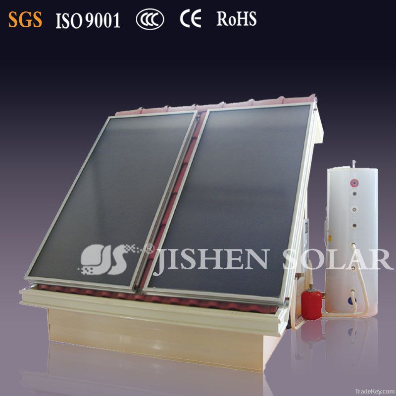 Flat solar water heater