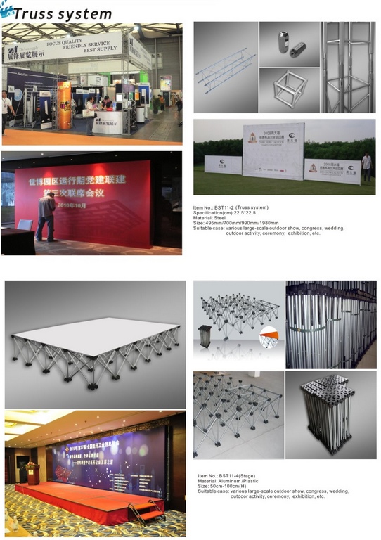 Aluminum profile exhibitions solutions