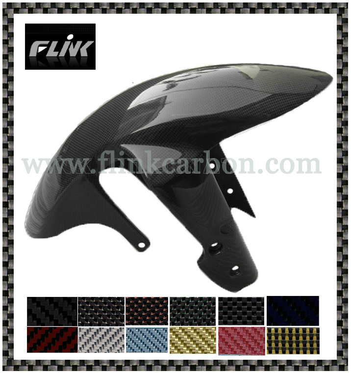 Carbon fiber motorcycle front fender