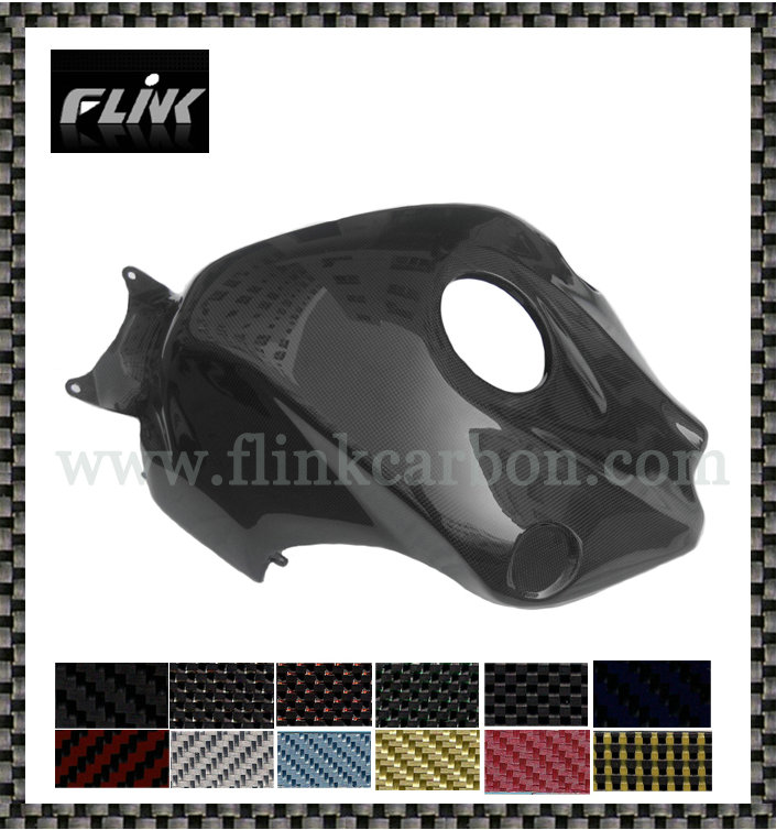 Carbon fibre motorcycle tank cover