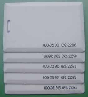 Blank RFID card