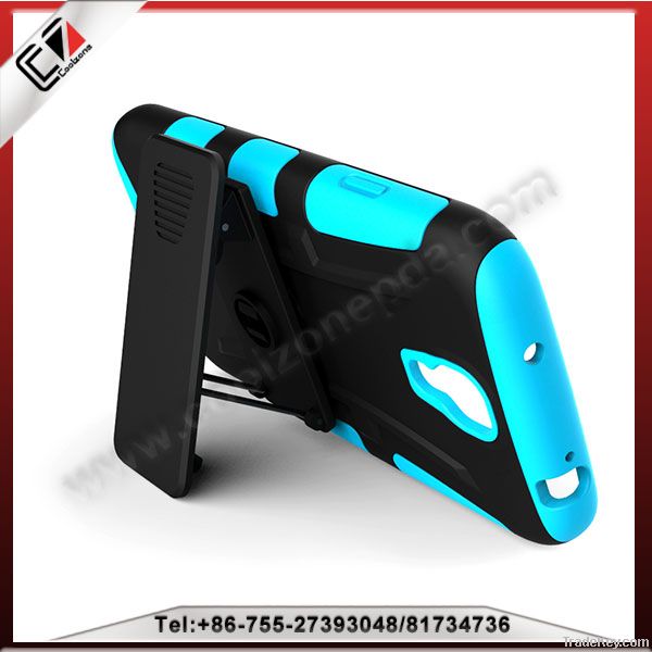 PC+TPU case with stand function for samsung Galaxy S4