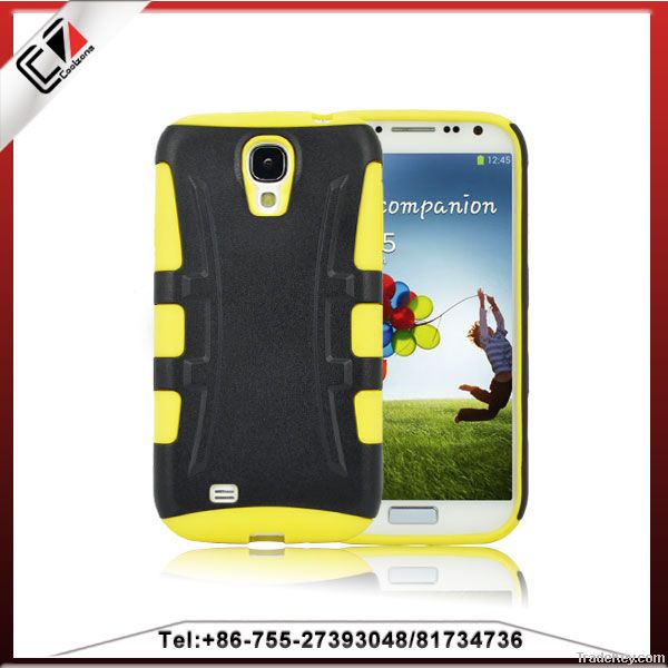 2 in 1 PC and TPE mobile phone case for samsung S4 i9500