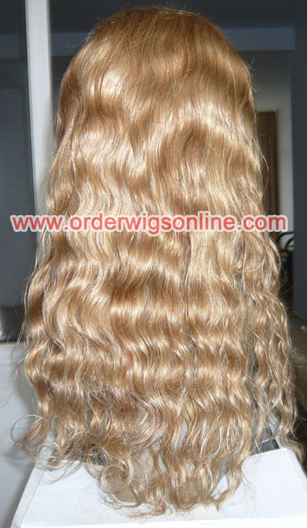 human hair full lace wigs body wave 16inch 27/30#