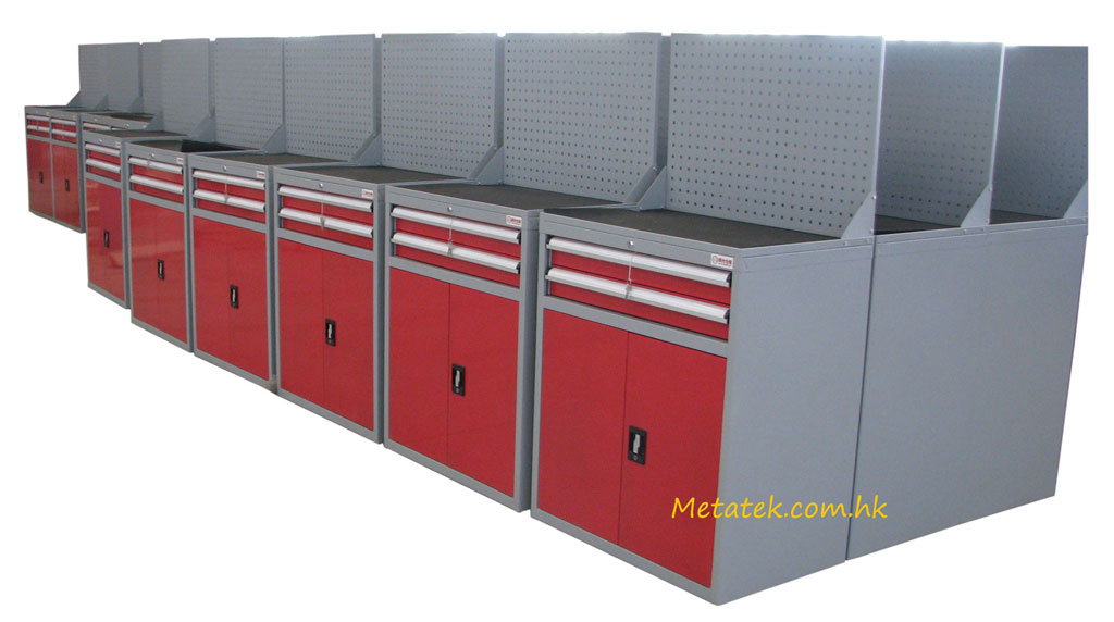Tool Cabinet with Panel for industrial workshop