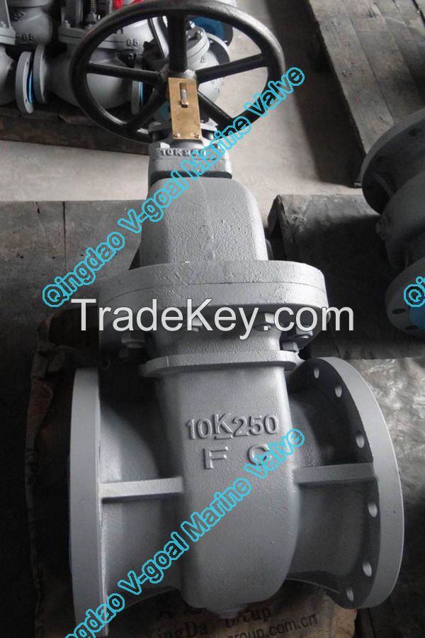 Marine JIS standard cast iron (steel) gate valve