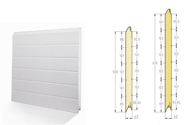 Door panel used for Garage and other industrial field