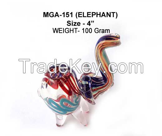 Glass Smoking pipes animal shape