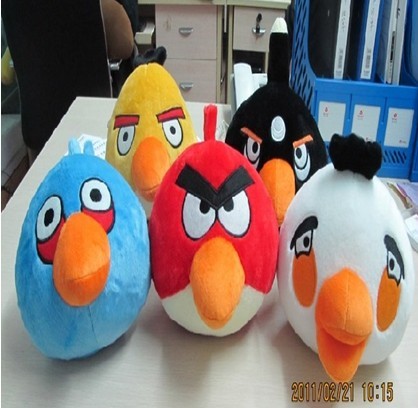 Wholesale - 2011 Hot Game! 16CM and 8CM Super Cute Angry Birds Plush T