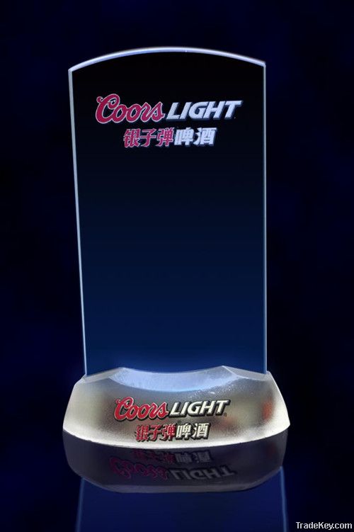 LED menu holder