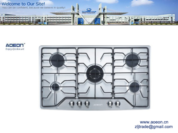 5Burners Built-in gas hob-CE