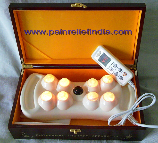 9 Ball Jade Thermal Acupressure Massager LCD Vibrate