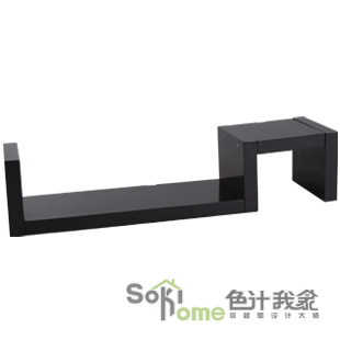 S shaped wall shelf/wooden wall shelf/home decorative wall shelf