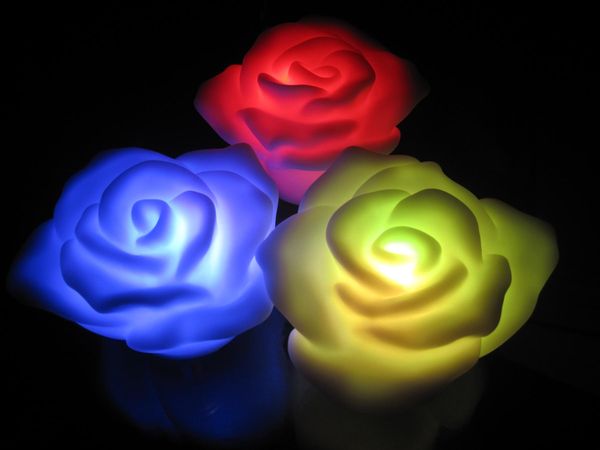 LED rose mood light