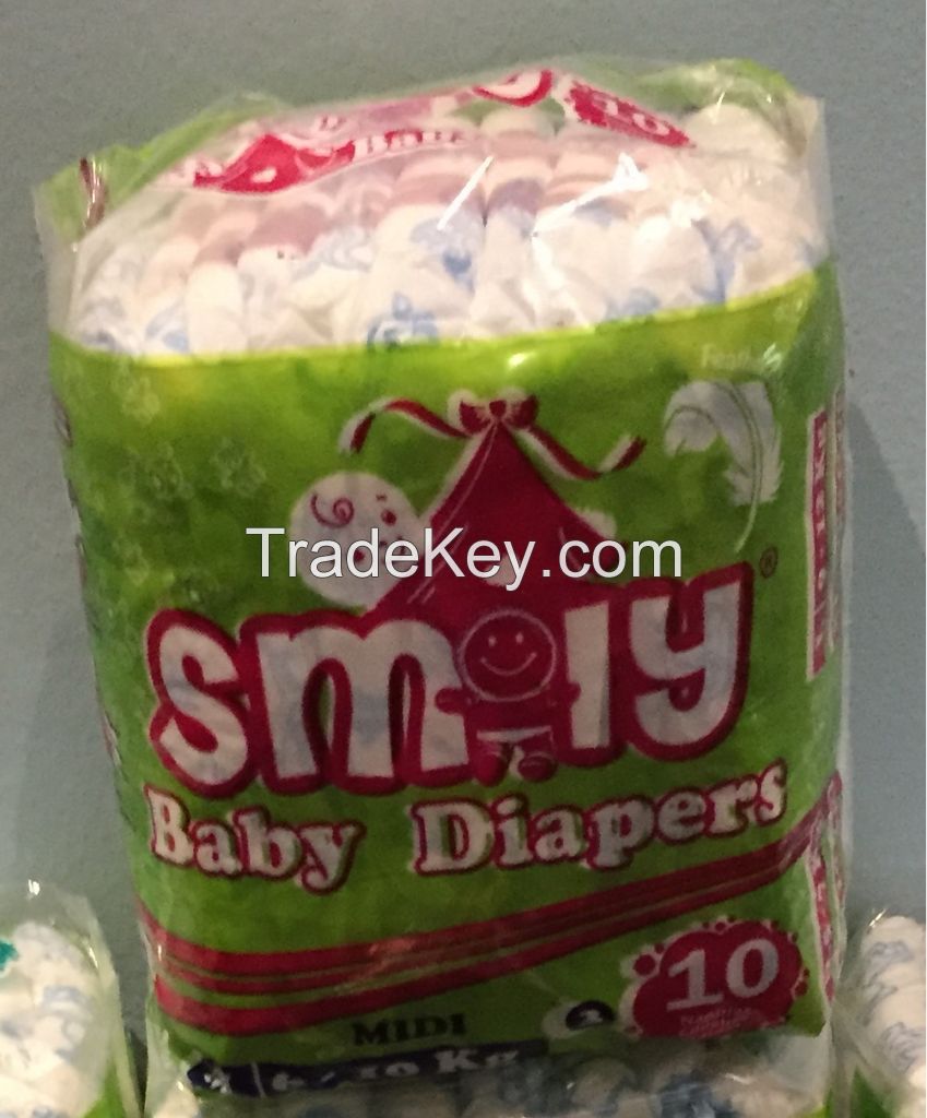 Smily Disposable Baby Diapers PREMIUM  Range 