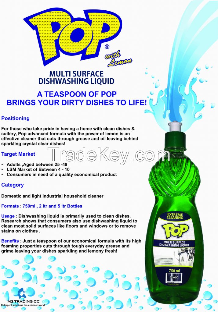  POP DISHWASHING LIQUID 