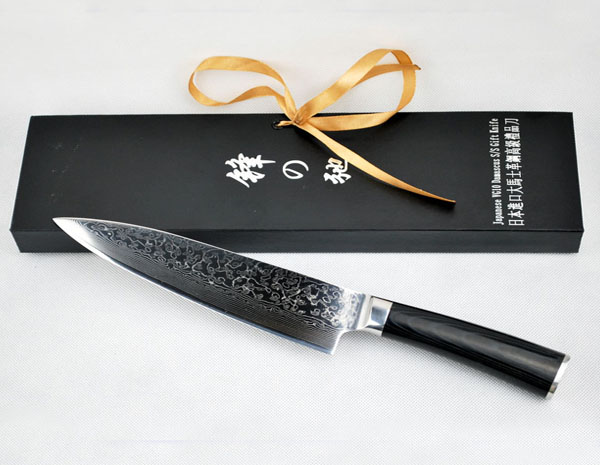 8 inch damascus chef's knife