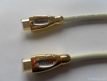 High Speed HDMI Cable with Ethernet, Metal Case with Nylon