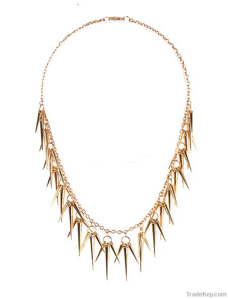 spikes necklace