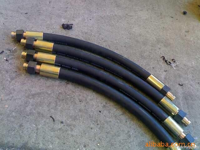 steel wire braided hydraulic rubber hose