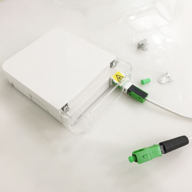 Huawei Transparent Dust Cap Ftth Fiber Optic Termination Box