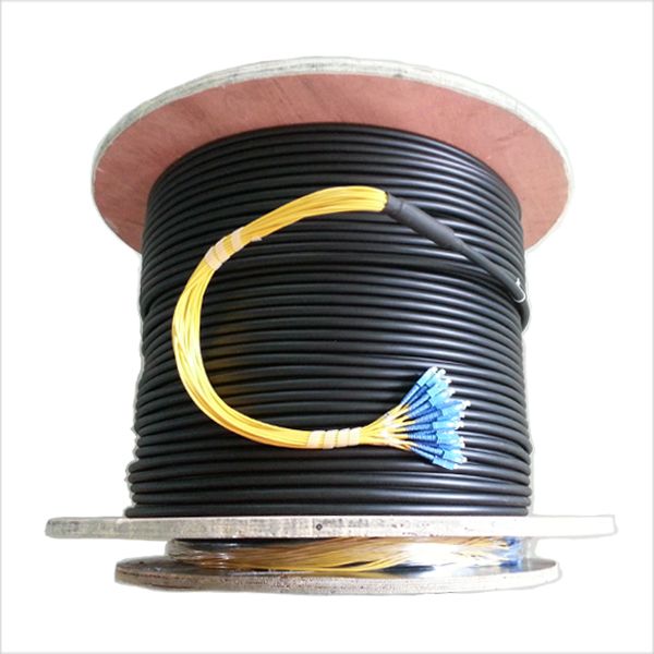 outdoor 12 core single mode ADSS fiber optic cable