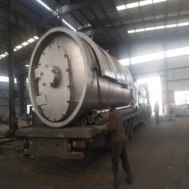 Newest technology waste tyre pyrolysis plant to oil