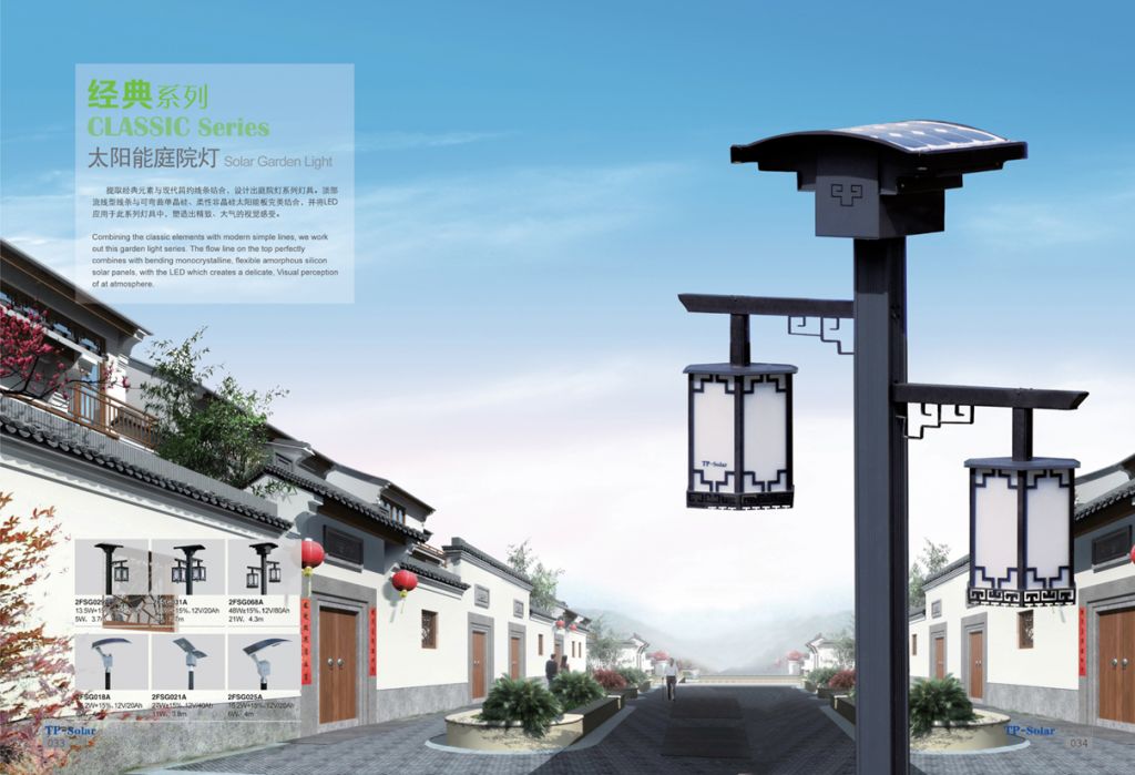 20W Solar street lights