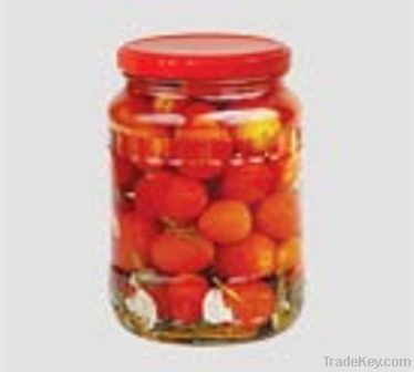 Pickled Cherry Tomato Glass Jar