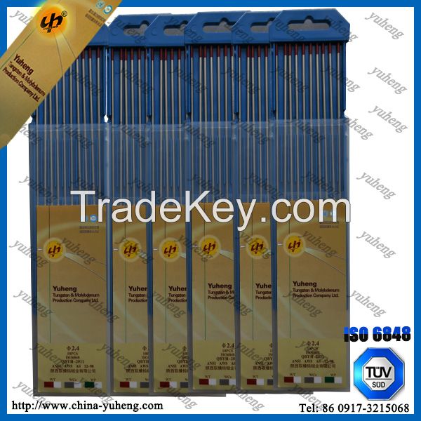 WT20 red Tungsten/Wolfram electrode for TIG welding