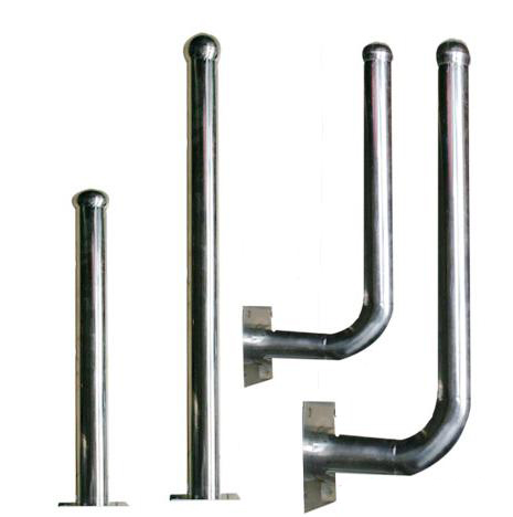 Stainless steel support of infrared beam detector