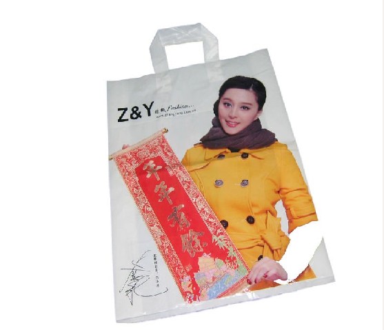 plastic handle bags, plastic shopping bags