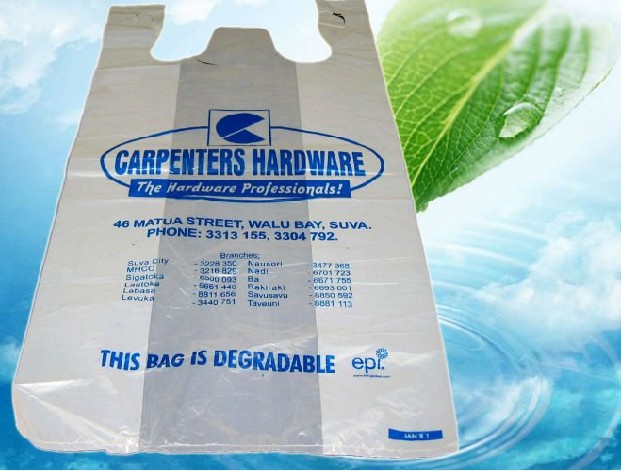 biodegradable t-shirt bags , EPI, D2W