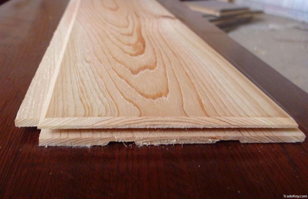 Japanese cypress solid wood floor