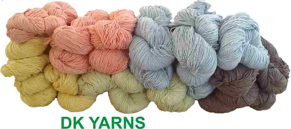 HAND KNITTING YARNS - Naturally dyed, Organic Cotton Yarns