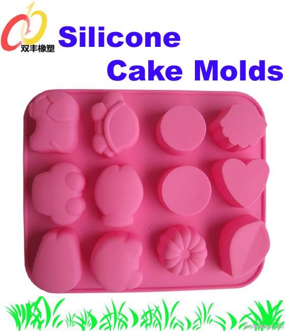 food grade silicone cake moulds