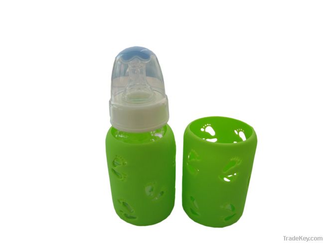 best sale silicone baby bottle sleeves