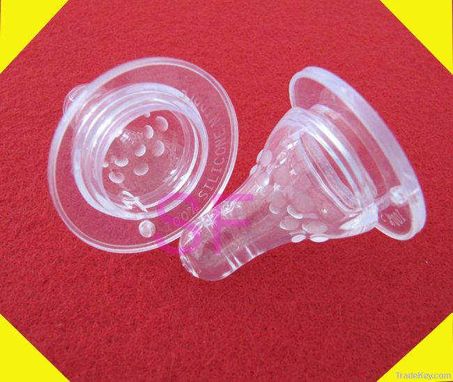 Safe and durable silicone baby nipples