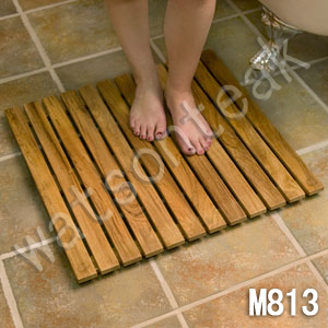 Anti-slip teak Bath Mat  bathroom mat(Original Factory)