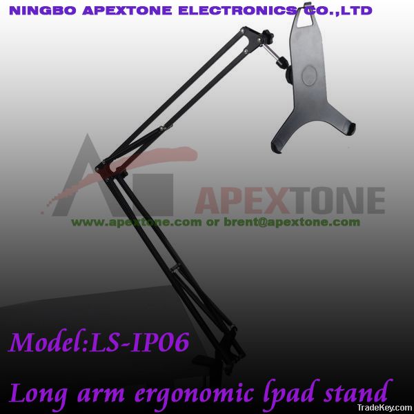 Long arm ergonomic Ipad stand